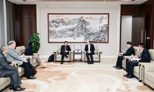 科氏技术总裁Adam Sackett一行接见征途国际官网